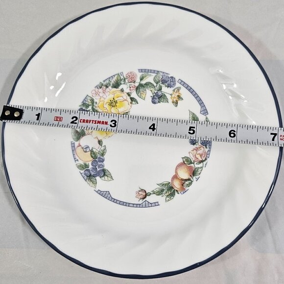 Corelle Corning USA Orchard Rose Floral Center Salad Luncheon Plates - Set of 3 - Picture 13 of 13